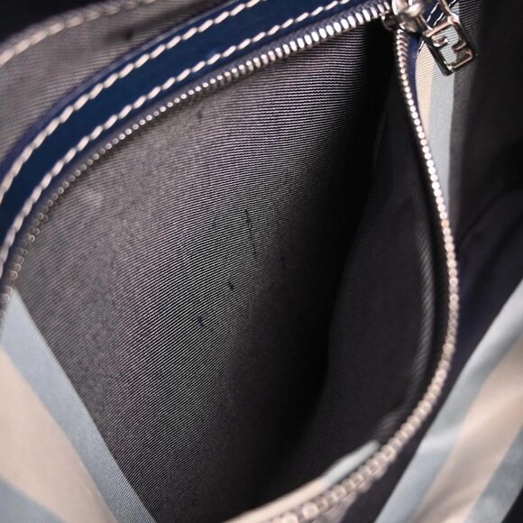 Fendi Navy Canvas Mamma Baguette Handbag 222826325.018 116457 - Picture 9 of 10